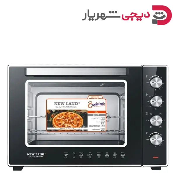 آون-توستر-60L-مشکی-نیولند-NL-2960BL آون توستر 60L مشکی نیولند NL-2960BL